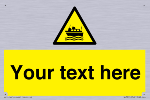 Custom warning ferries crossing vessels